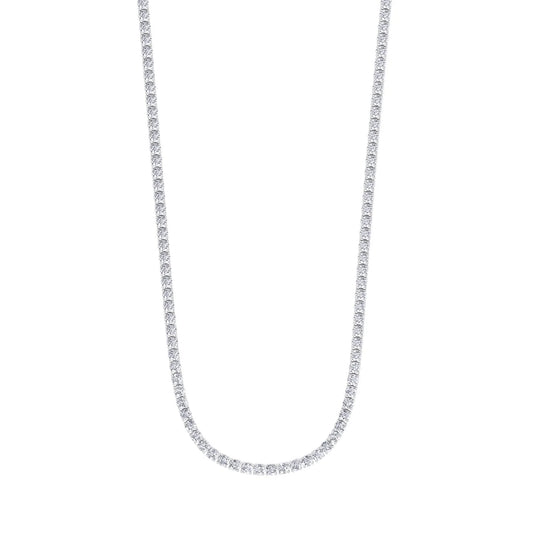 MAZAL WHITE GOLD DIAMOND TENNIS NECKLACE