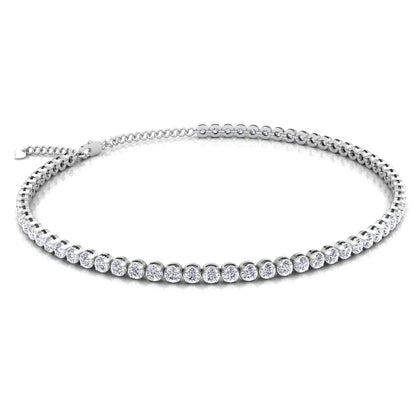 Dainty Natural Diamond Tennis Bracelet